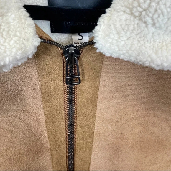 Blank NYC Snowed In Faux Fur Lined Jacket men’s small - Picture 10 of 14